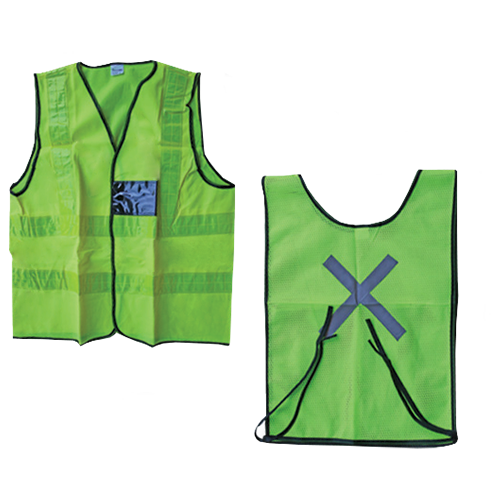 Reflective Waist Jacket - Lime XXL