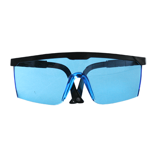 Spectacle Safety, Standard Top Frame, Blue