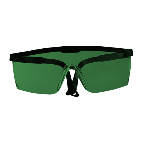 Spectacle Safety, Standard Top Frame, Green