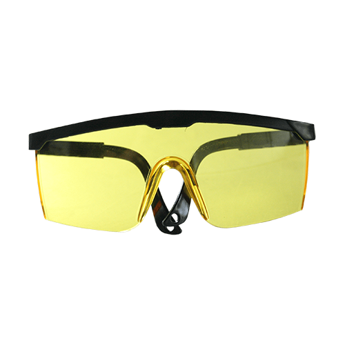 Spectacle Safety, Standard Top Frame, Yellow