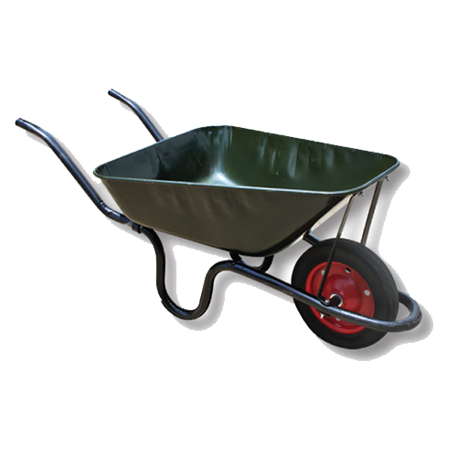 Wheel Barrow Concrete Standard Green