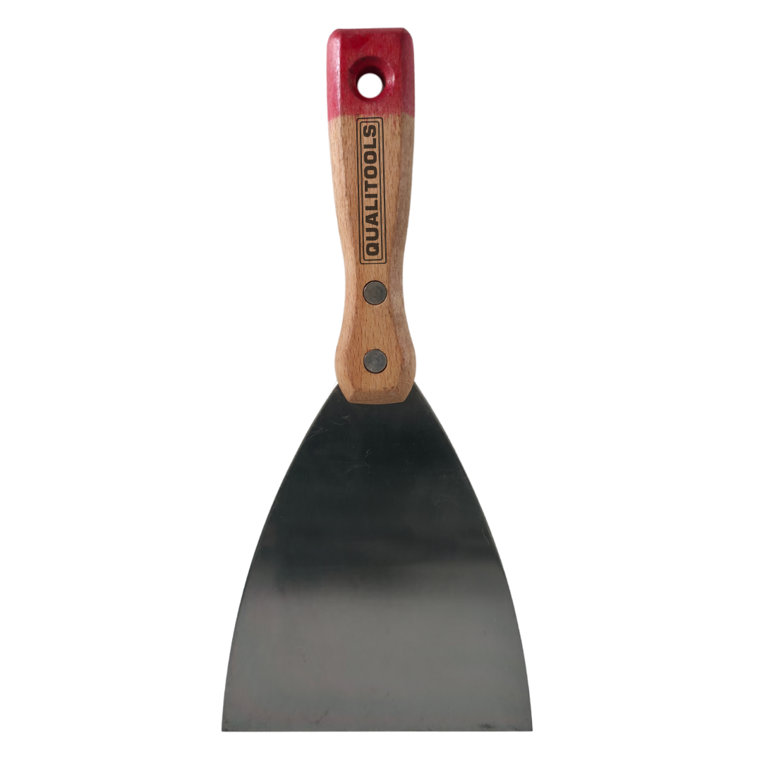 QAB554 Scraper Paint 100mm with Wooden Handle - Image 1
